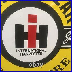 Vintage IH John Deere Caterpillar Sales & Service (SSP) Oil & Gas Porcelain Sign