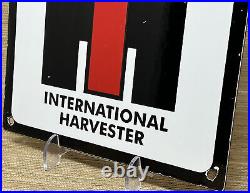 Vintage International Harvester Porcelain Sign Ih John Deere Allis Chalmers Gas