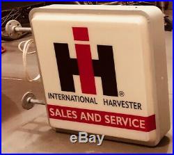 Vintage International Harvester sign, John Deere