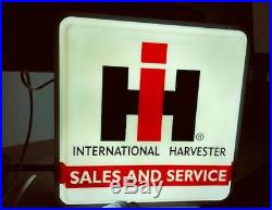 Vintage International Harvester sign, John Deere