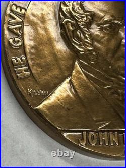 Vintage JOHN DEERE- 1837 1937 Plow Farm Tractor Centennial 3 Diameter original