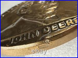 Vintage JOHN DEERE- 1837 1937 Plow Farm Tractor Centennial 3 Diameter original