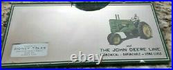 Vintage JOHN DEERE Advertising Mirror Sign Caldwell Kansas Tractor Sales Service