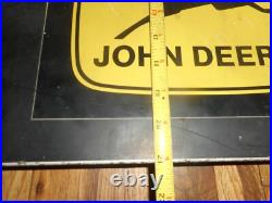 Vintage JOHN DEERE JD Farm Equipment Hardware Headquarters Advertising SIGN