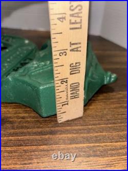 Vintage JOHN DEERE MOLINE ILL 1847 Cast Iron Wall Mount 17 x 10 Letter Holder