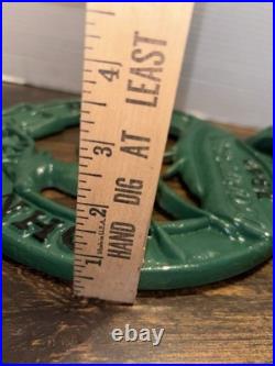 Vintage JOHN DEERE MOLINE ILL 1847 Cast Iron Wall Mount 17 x 10 Letter Holder