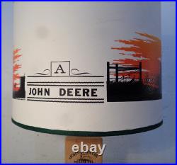 Vintage JOHN DEERE Model A Table Lamp With Shade Signed Harvey Bernard Nice