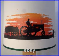Vintage JOHN DEERE Model A Table Lamp With Shade Signed Harvey Bernard Nice Vintage JOHN DEERE Model A Table Lamp With Shade Signed Harvey Bernard Nice