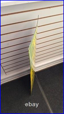 Vintage JOHN DEERE QUALITY FARM EQUIPMENT AUTHORIZED SERVICE porcelain Sign