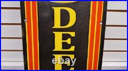 Vintage JOHN DEERE QUALITY FARM EQUIPMENT porcelain Sign Farm Dealer Sign