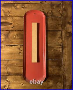 Vintage JOHN DEERE Quality Farm Equipment Advertising Metal Thermometer Sign