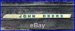Vintage JOHN DEERE Tractor Aluminum Plaque Sign 38