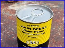 Vintage JOHN DEERE dealer oil can 50s 60s farm tractor NOS 4 leg JD sign
