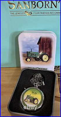 Vintage Jhon Deere Exclusive Edition With Tin Complete Item Pocket Watch