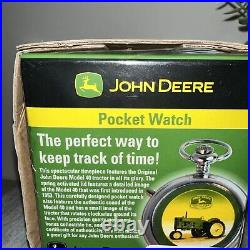 Vintage Jhon Deere Exclusive Edition With Tin Complete Item Pocket Watch