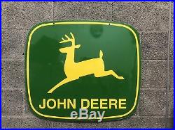 Vintage John Deer 1970s Large Double Sided Sign