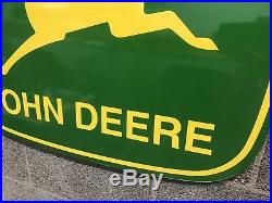 Vintage John Deer 1970s Large Double Sided Sign
