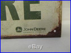 Vintage John Deer Quality Farm Equipment metal sign