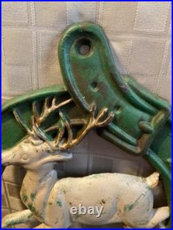 Vintage John? Deere 1847-Moline IL-Cast-Iron Wall Pocket Mailbox/Letter Holder