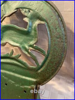 Vintage John? Deere 1847-Moline IL-Cast-Iron Wall Pocket Mailbox/Letter Holder