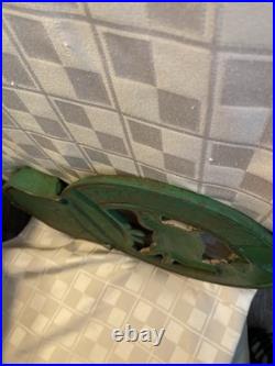 Vintage John? Deere 1847-Moline IL-Cast-Iron Wall Pocket Mailbox/Letter Holder