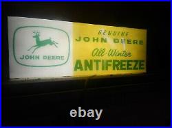 Vintage John Deere Antifreeze Sign