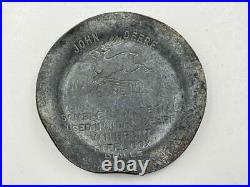 Vintage John Deere Ashtray Sample Of Material