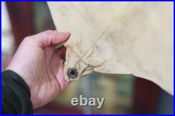 Vintage John Deere Canvas Tractor Umbrella Farm Equipment Advertising sign