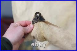 Vintage John Deere Canvas Tractor Umbrella Farm Equipment Advertising sign