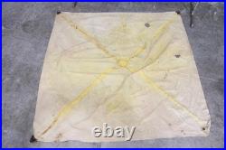 Vintage John Deere Canvas Tractor Umbrella Farm Equipment Advertising sign