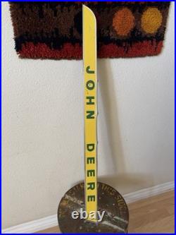 Vintage John Deere Chrome Emblem Name Plate Plaque sign