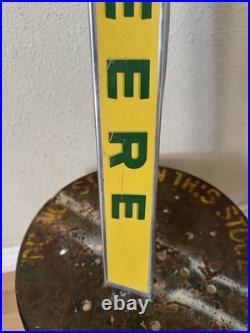 Vintage John Deere Chrome Emblem Name Plate Plaque sign