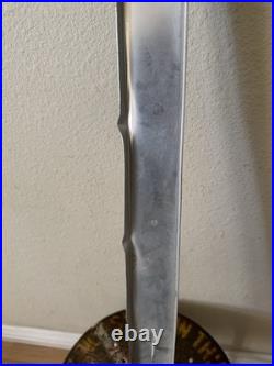 Vintage John Deere Chrome Emblem Name Plate Plaque sign