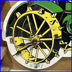 Vintage John Deere Clock/sign