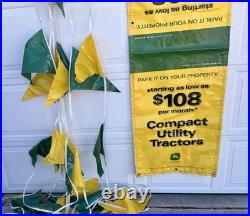 Vintage John Deere Deere Compact Utility Tractor Sales Banner and Pennants