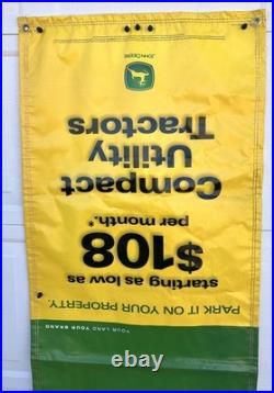 Vintage John Deere Deere Compact Utility Tractor Sales Banner and Pennants