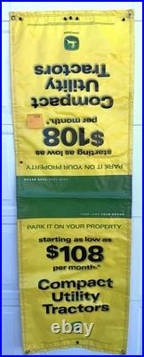 Vintage John Deere Deere Compact Utility Tractor Sales Banner and Pennants