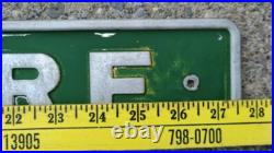 Vintage John Deere Embossed Tractor Sign Gas Oil Can Garage Farm Rustic Decor Vintage John Deere Embossed Tractor Sign Gas Oil Can Garage Farm Rustic Decor