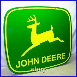 Vintage John Deere Farm Equipment Dealer Sign, Advertising Ag, 32 X 28