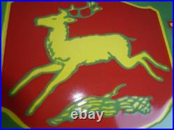 Vintage John Deere Farm Implements 36 X 12 Porcelain Metal Tractor? Sign