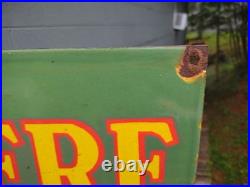 Vintage John Deere Farm Implements 36 X 12 Porcelain Metal Tractor? Sign