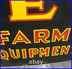 Vintage John Deere Farm Implements Porcelain Enamel Sign 72x24 Inches Vintage John Deere Farm Implements Porcelain Enamel Sign 72x24 Inches