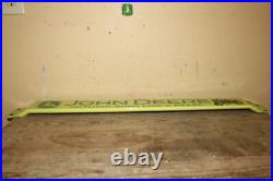 Vintage John Deere Farm Tractor 32 Door Push Pull Bar Porcelain Metal Sign