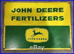 Vintage John Deere Fertilizer Sign