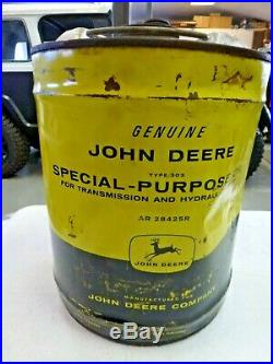 Vintage John Deere Four Legged 5 Gallon Special Purpose Hydraulic Oil Can