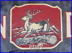Vintage John Deere Metal Sign Quality Farm Implements 9.75h x 25.75w