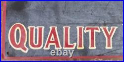 Vintage John Deere Metal Sign Quality Farm Implements 9.75h x 25.75w
