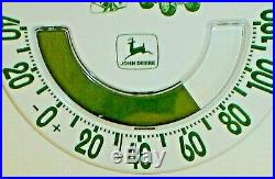 Vintage John Deere Nothing Runs Like A Deere Thermometer Sign Made In U. S. A
