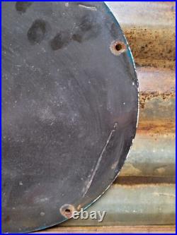 Vintage John Deere Porcelain Sign Farm Tractor Farming Machinery Dealer Sales