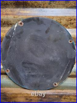 Vintage John Deere Porcelain Sign Farm Tractor Farming Machinery Dealer Sales